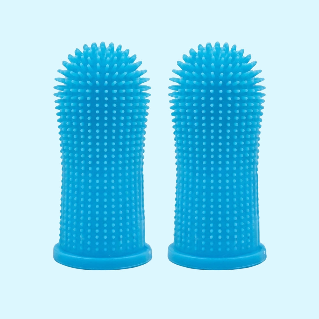 2 Fingerbürsten aus Silikon