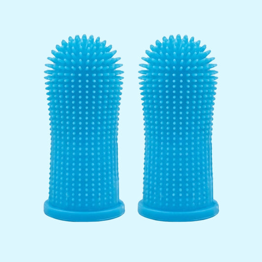 2 Fingerbürsten aus Silikon