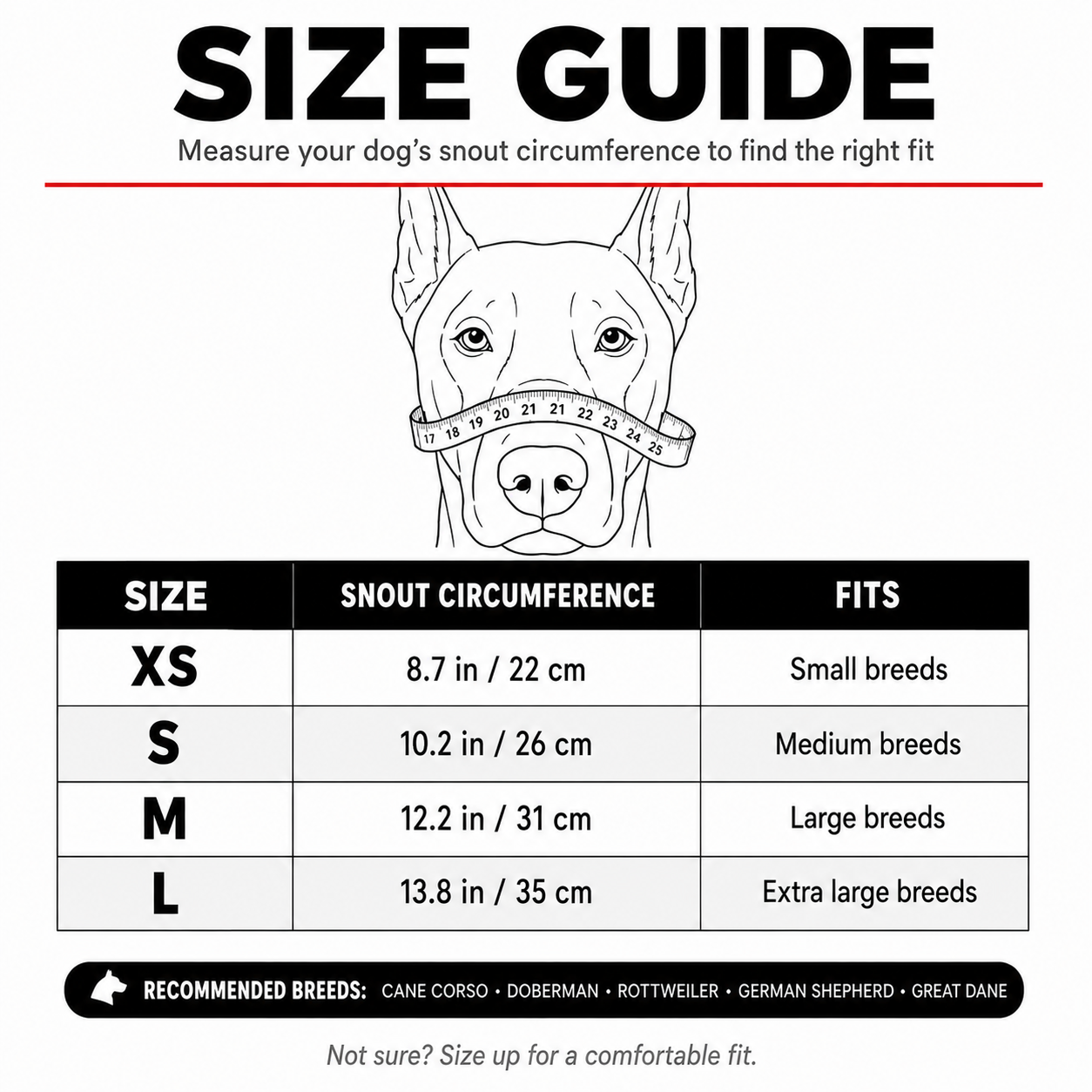 Scary Dog Muzzle