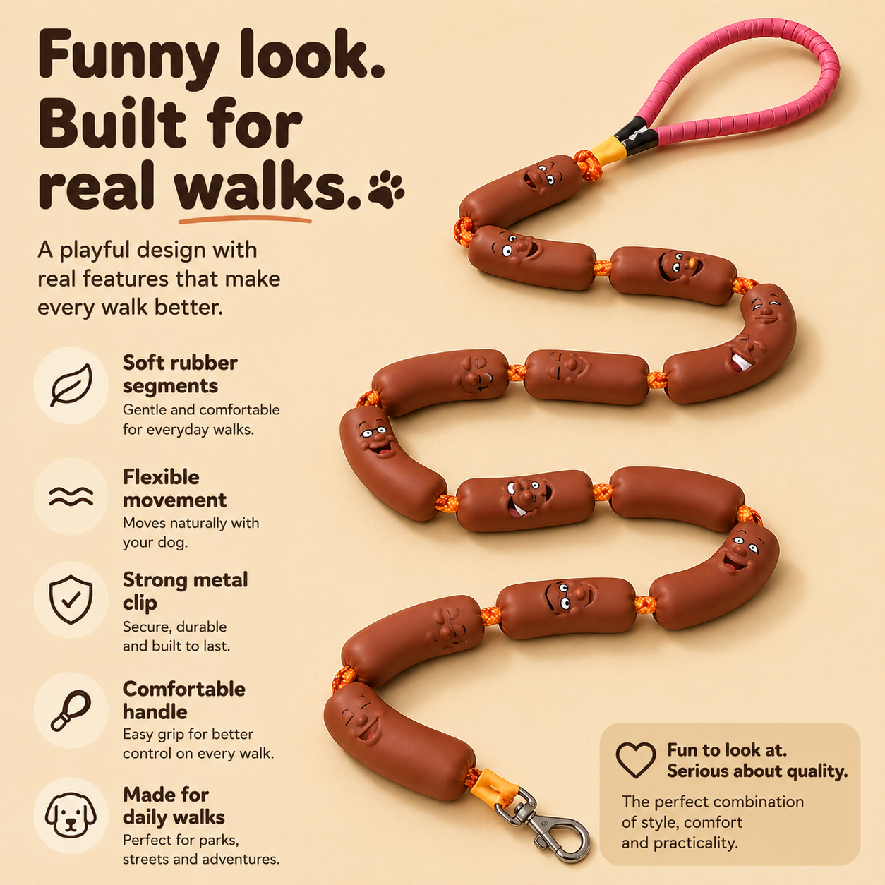 Funny Sausage Leash